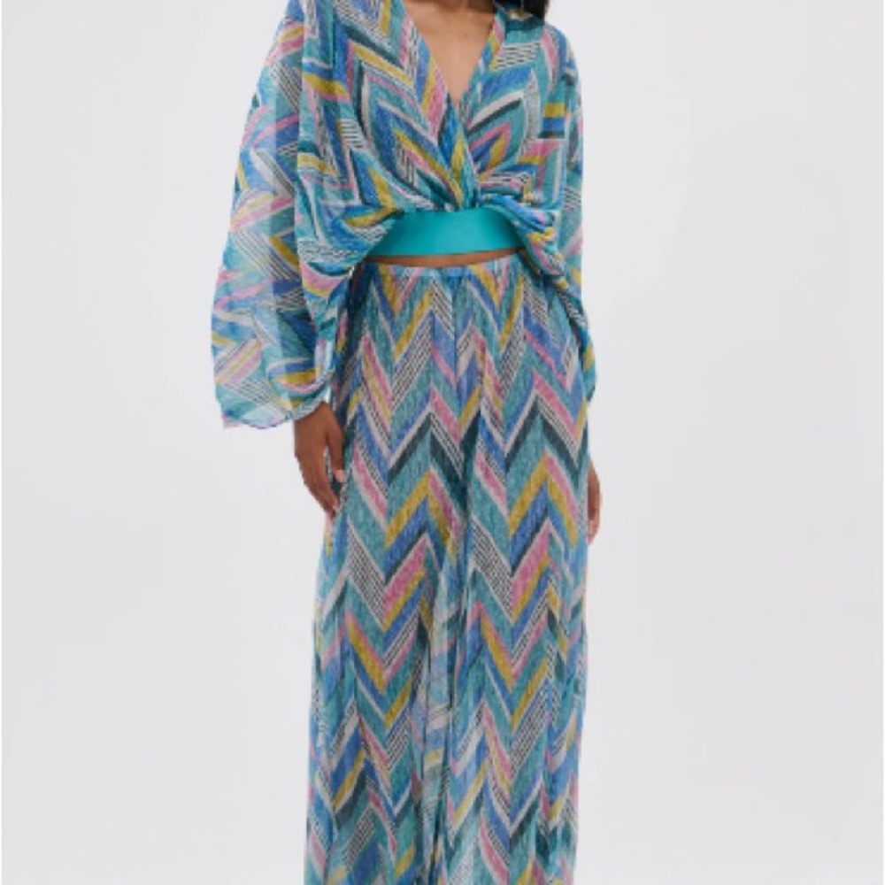 Printed Pant Set